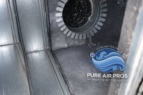 Clean air filter unit with Pure Air Pros logo